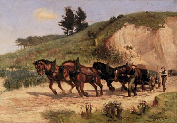 William Cruikshank Sand Wagon. china oil painting image